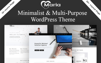 Responsywny motyw WordPress Maria - Minimal Portfolio & Multipurpose #101772