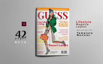 Lifestyle Layout Magazine Template