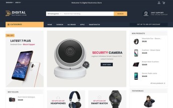 Tema De PrestaShop "Digital Electronics Store" #102765