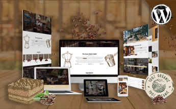 Responsywny motyw WordPress Fattbeans | Coffee Shop & Barista #103093