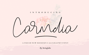 Font Carmelia - Modern Calligraphy #104095