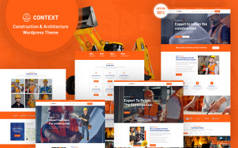 Bootstrap Context - Construction and Architecture WordPress sablon 104452