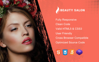 Responsivt Beauty Salon - Multipurpose Saloon Hemsidemall #105212