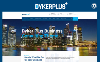 Dyker Plus Multipurpose Business Consulting WordPress Theme