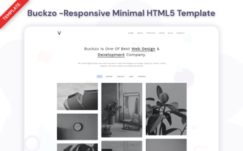 Bootstrap Buckzo - Responsive Minimal Hemsidemall #105669