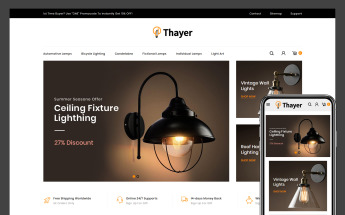 Responsive Thayer Lighting Store Prestashop #105667