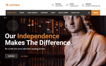 "Juystika | Lawyer & Legal Firm Services" Responsive WordPress thema №106058