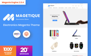 Responsivt Magetique - Electronics Store Magento-tema #106061