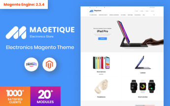 Reszponzív Magetique - Electronics Store Magento sablon 106061