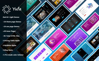 Responsivt Yufa - Multipurpose HTML5 Responsive Hemsidemall #107447