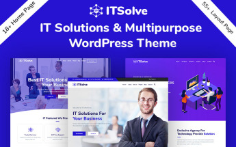 Responsivt IT-Solve IT Solution & Multipurpose WordPress-tema #108080