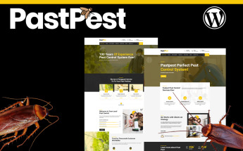 Responzivní WordPress motiv "Pastpest | Pest exterminator" #108085