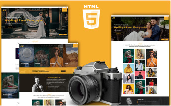 Responsywny szablon strony www Jhone Doe - Photography HTML #108496
