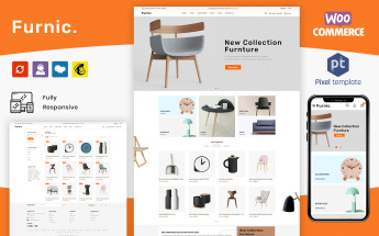 "Furnic - Furniture, Handmade & Crafts Store" thème WooCommerce adaptatif #108730