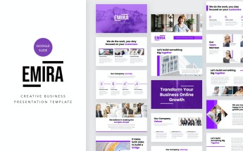 Emira - Creative Business Company Google Slides