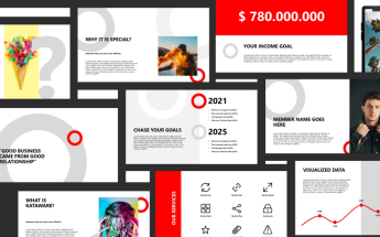 PowerPoint Vorlage namens "Kataware - Professional Presentation" #110276