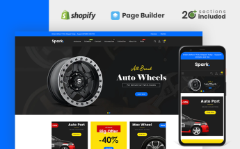Spark Auto Parts Store Shopify Theme