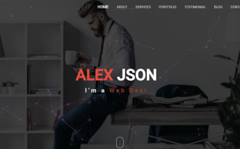 Landing Page Template namens "Apollo" #110676