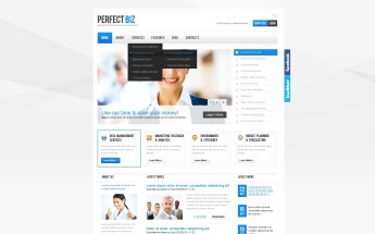 Plantilla Drupal #34025 para Sitio de Negocio y Servicios