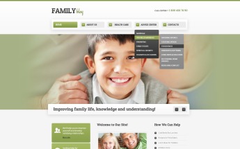 Drupal Vorlage für Familie #40375
