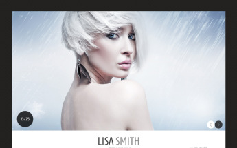 Moto CMS HTML šablona Portfolio modelky #40324