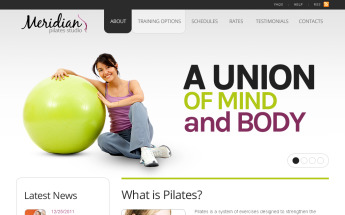 Fitness Moto CMS HTML Template