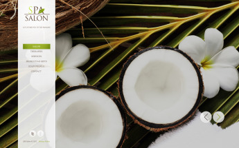 Plantilla Moto CMS HTML #41085 para Sitio de Salones de belleza