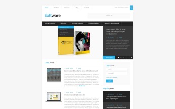Software Company Drupal Template