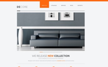 Joomla Template over Woning decoratie №41246