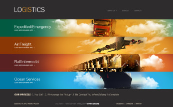 Plantilla Moto CMS HTML #41739 para Sitio de Transporte