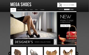 Plantilla VirtueMart "Mega Shoes" #41803