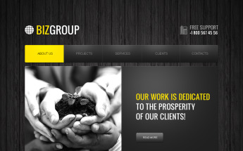 Business & Services Moto CMS HTML Template