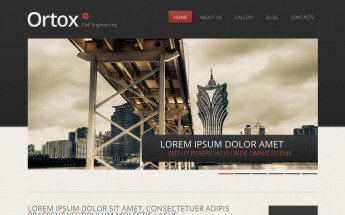 Civil Engineering Moto CMS HTML Template