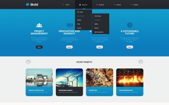 Civil Engineering Website Template