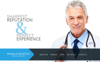 Modèle Moto CMS HTML Premium pour site médical #42168