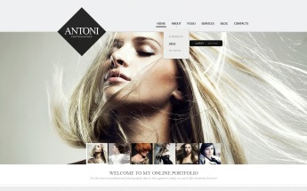 Fashionable Photographer Drupal Template