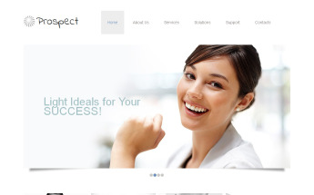 Modèle Moto CMS HTML Premium pour sites de consultation #43388