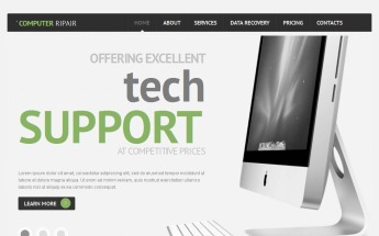 Computer Repair Moto CMS HTML Template