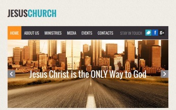 Plantilla Moto CMS HTML #43659 para Sitio de Cristianismo