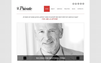 Tema De WordPress "Cherry Law Firm" #43776