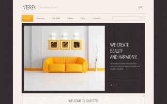 Plantilla Drupal "Minimalist Interior Design" #44907