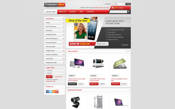 "Magasin d'ordinateurs complet" thème VirtueMart #45083