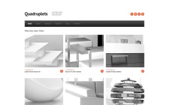 Plantilla Joomla Responsive para Sitio de Diseño interior #46092