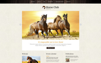 Pro Theme for Horse Business №46041