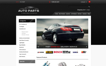 ZenCart Vorlage für Autoteile #46688