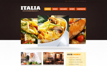 Restaurant of Italian Food Tema WordPress №46785