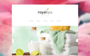 Responzivní Joomla šablona "Tender Spa Salon" #46901
