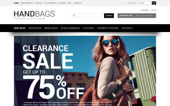 Handbag ZenCart Template