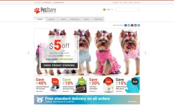 Responsives WooCommerce Theme für Zoogeschäft #47513