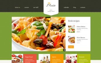 Tema De WordPress Responsive para Sitio de Cocina #47529